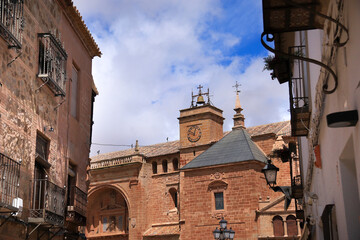 St. Andrew's church in Villanueva de Los Infantes town