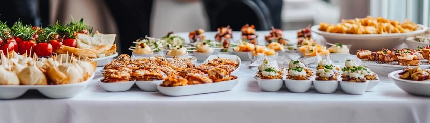 Delicious Buffet Food Platter Appetizers, Snacks, Catering, Party, food photography, ,catering
