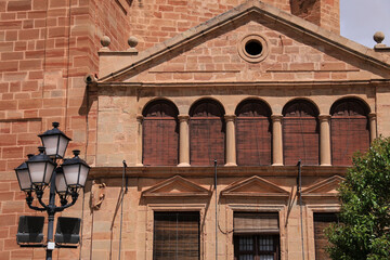 St. Andrew's church in Villanueva de Los Infantes town