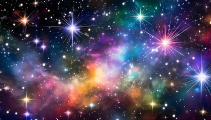 Fototapeta premium 宇宙花火