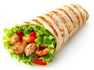Grilled Chicken and Veggie Wrap Delicious Flatbread, Salad, Recipe, Food Photography wrap, recipe