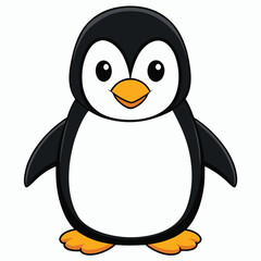 Penguin white background