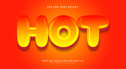 Hot 3D Chrome Style editable text effect template Suitable for Fire theme