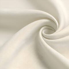 Premium White Fabric Texture Detail of Soft, Wrinkled ,cloth background