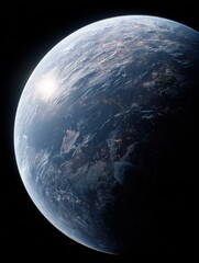 Naklejka premium planet in space