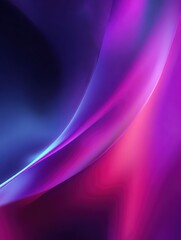 Fototapeta premium Dark purple pink blue color gradient background blurred neon color flow, grainy texture effect, futuristic banner design