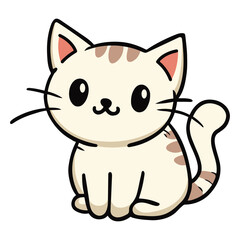 happy cat icons vector illustrator file