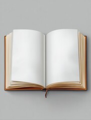 open book blank notebook copy space