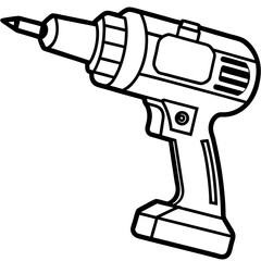 Minimalist Power Tool Vector Impact Driver