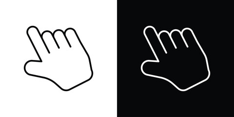 Fototapeta premium Rag icon in black. flat graphic vector icon