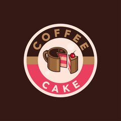 coffee and cake logo