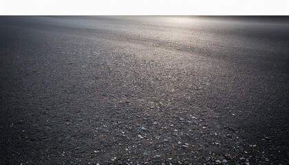 shiny stone or asphalt texture isolated on transparent background