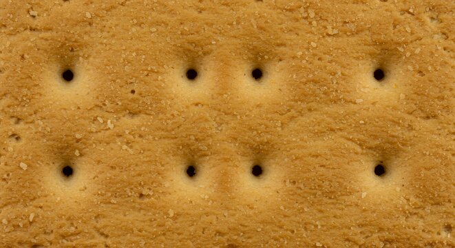Close-up of a Graham Cracker's Texture
