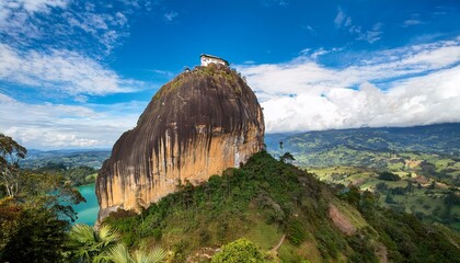 le rocher del pinol de guatape en colombie dans la region d antioquia