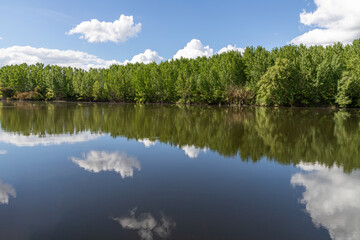 Nature park around Tua river