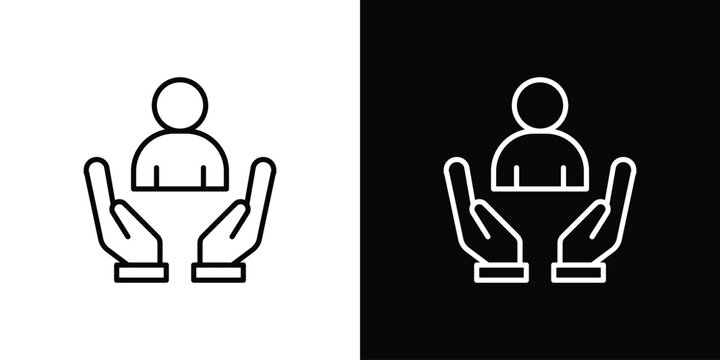 Retention icon in black. flat graphic vector icon