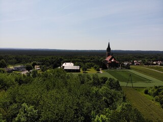 Parafia Błędów in the Summer, dąbrowa górnicza