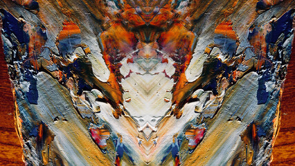 Abstract art background . Hand painting artwork on canvas .