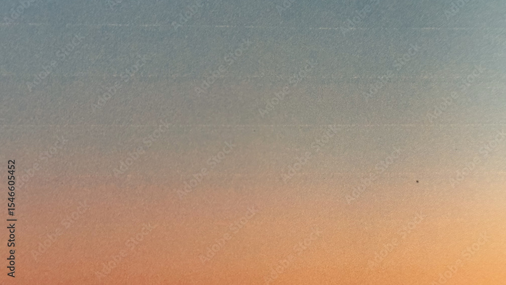 Poster soft textured gradient sky in warm peach and cool blue tones ideal for minimalist background, print 