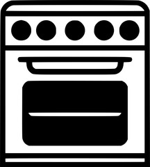Oven. Kitchenwave stove background vector ilustration sign, symbol, vector, art