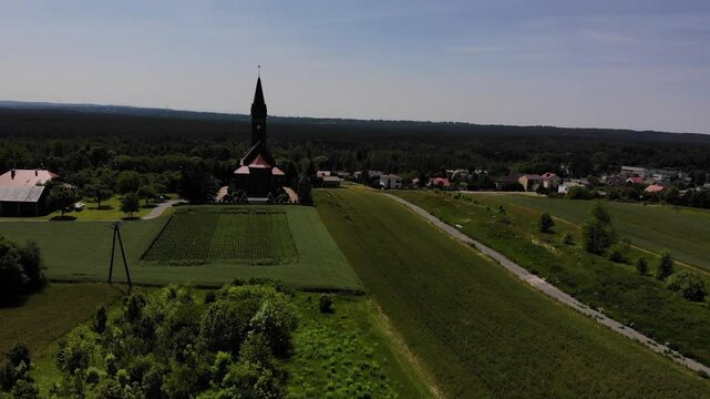 Parafia Błęd&oacute;w in the Summer, dąbrowa g&oacute;rnicza