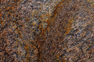 texture de roche granitique luisante