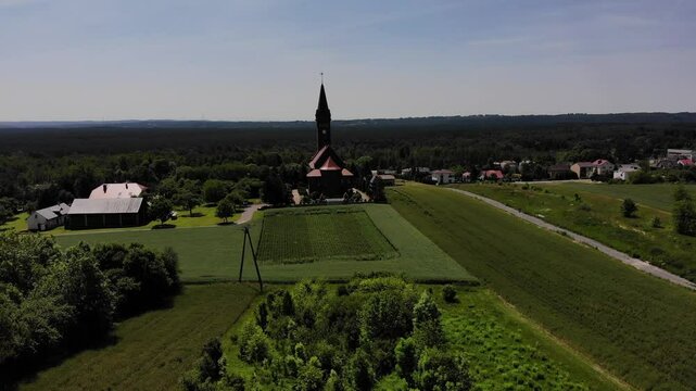Parafia Błęd&oacute;w in the Summer, dąbrowa g&oacute;rnicza
