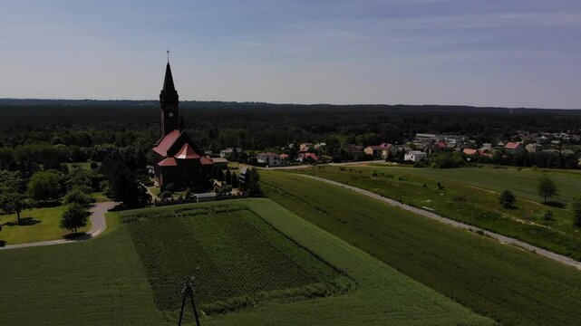 Parafia Błęd&oacute;w in the Summer, dąbrowa g&oacute;rnicza