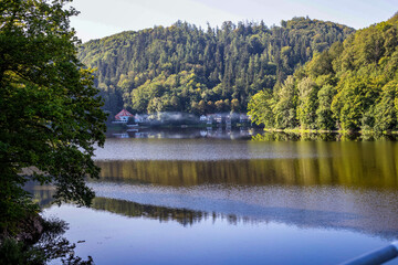 Mirror of Serenity Pristine Lake Landscape