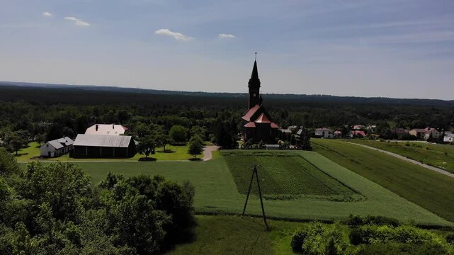 Parafia Błęd&oacute;w in the Summer, dąbrowa g&oacute;rnicza