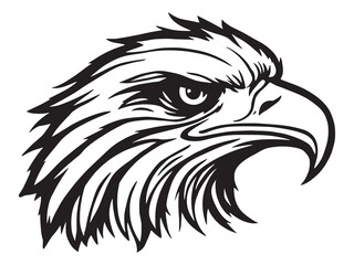 Eagle minimalist drawing