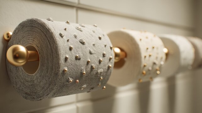 Bathroom Hygiene Preventing Germ Spread on Toilet Paper Holders