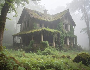 Nature Reclaims the Abandoned House