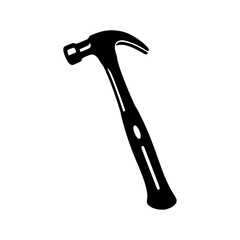 Hammer construction icon vector