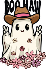 Halloween Boo how Hat tshirt design
