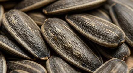 Close-up of Roasted Sunflower Seeds