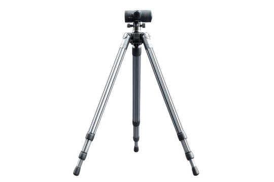 Empowering stories waiting to be told captured on this silver tripod a tool for visionaries on transparent background