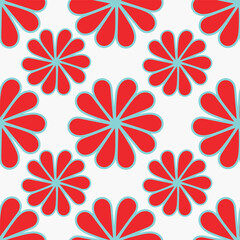 Vintage seamless floral pattern. Ditsy style background of small flowers. Ditsy floral over light . Small flower pattern for fashion, wrapping, printing on fabrics and surface