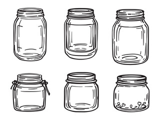 Mason Jar Sketch Collection