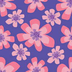 Vintage seamless floral pattern. Ditsy style background of small flowers. Ditsy floral over light . Small flower pattern for fashion, wrapping, printing on fabrics and surface