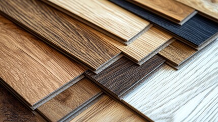 Layered Wood Flooring Samples Texture, Color Variety, Home Decor, Flooring Options, Wood Grain flooring, laminate