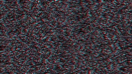 Distorted abstract digital data stream with colorful glitch and static interference - Powered by Adobe