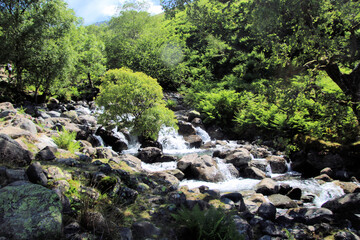 A view of the Lake District at Scafell Pike