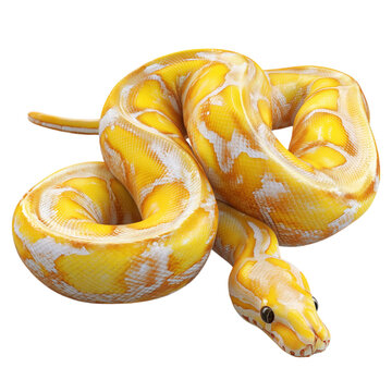 Yellow Python Snake