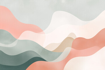 Soft Abstract Mental Health Background — Self-Care and Wellness Concept