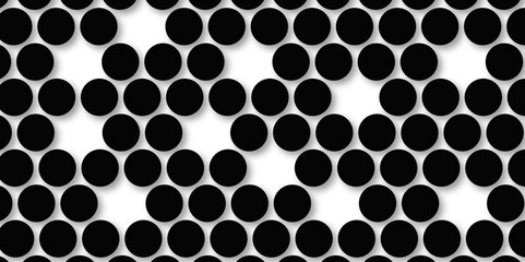 Black tiles wall. round marble textures, ball tiles. Top view pavement circle block black texture with seamless patterns floor background. Air Bubble wrap texture background. Textured Background.
