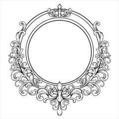 Elegant Ornate Vintage Frame Design