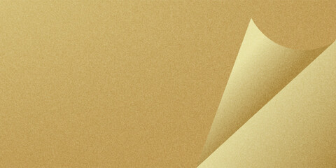 Gold wall texture background. Yellow shiny gold foil paint on wall sheet with gloss light reflection eps10