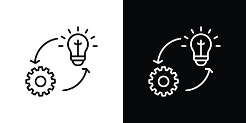 Technique icon in black. flat graphic vector icon