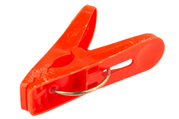 Clothes peg on white tool retro